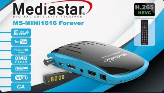 گیرنده دیجیتال مدیا استار مدل MINI-1616 با ساپورت کدک H265