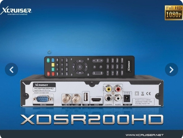 ریموت کنترل اصلی گیرنده ایکس کروزره 200 ( ایکسکروزر ۲۰۰ ) XCRUIER 200