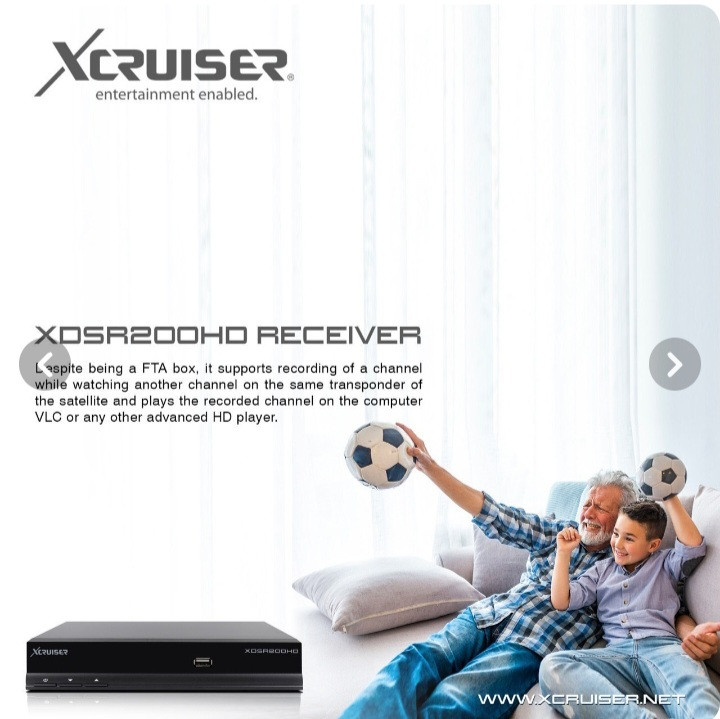 ریموت کنترل اصلی گیرنده ایکس کروزره 200 ( ایکسکروزر ۲۰۰ ) XCRUIER 200
