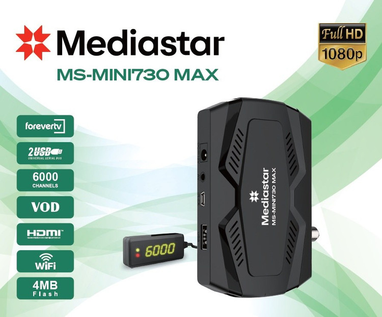 گیرنده دیجیتال مدیا استار مدل MS730 Max